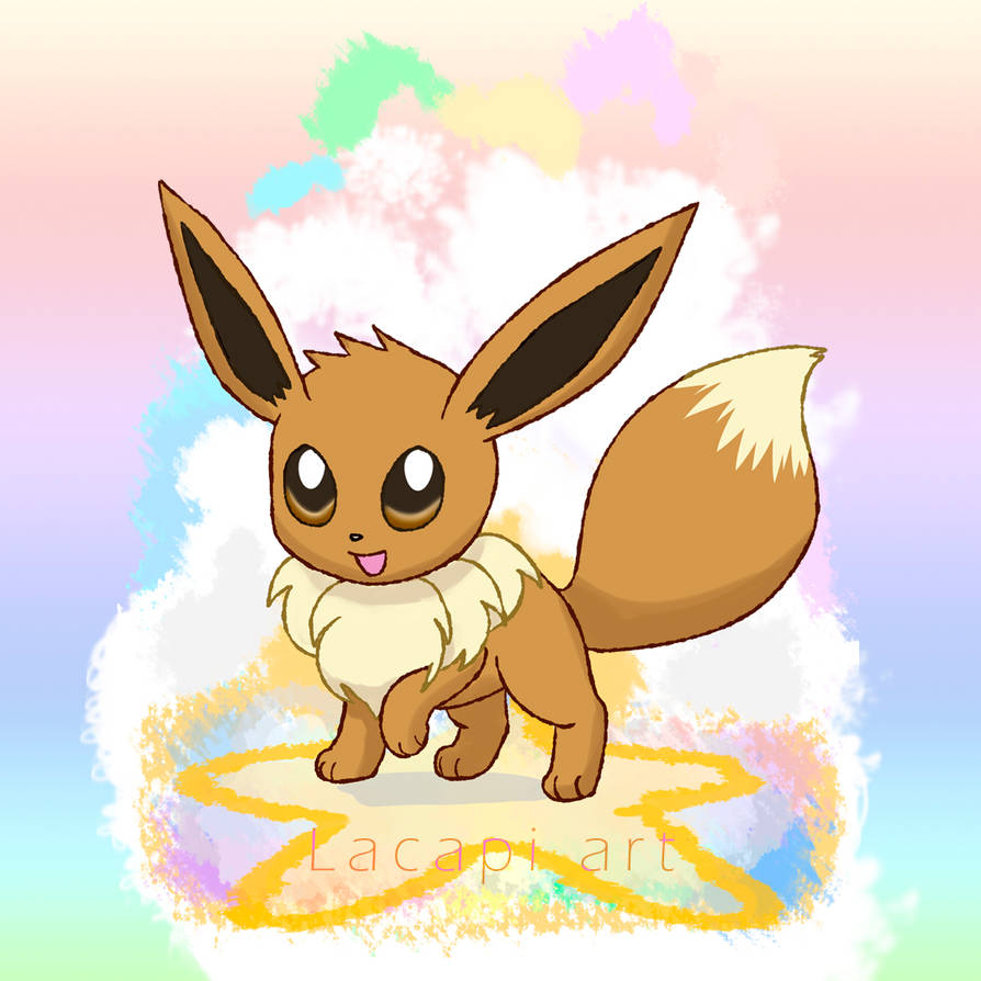 Eevee by Lacapiart on DeviantArt