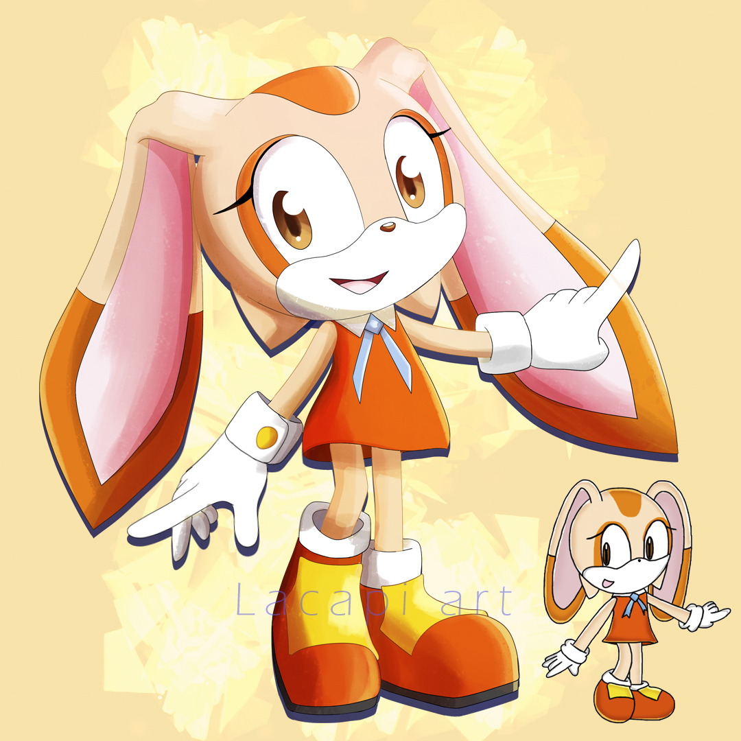Cream the Rabbit - Redraw by Lacapiart on DeviantArt