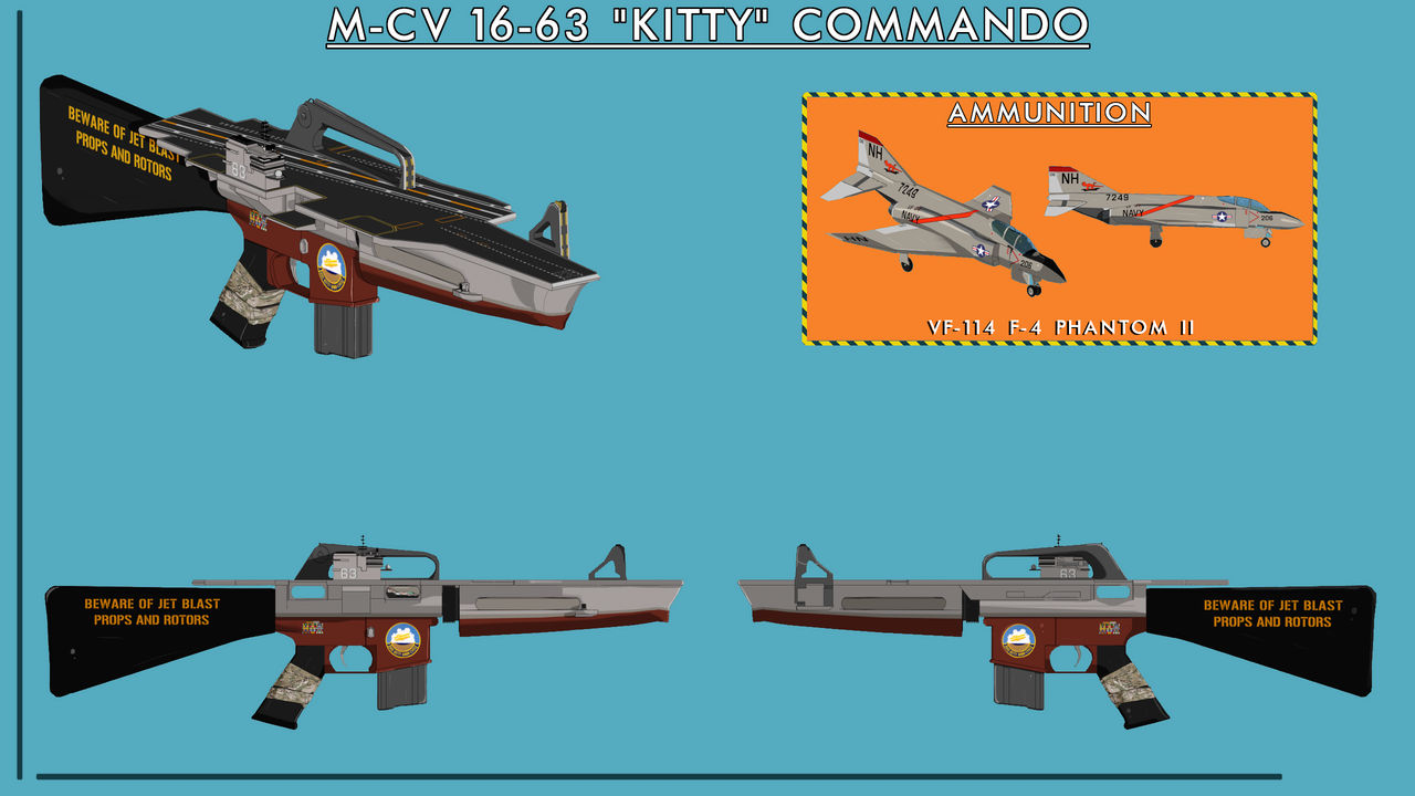 M-CV 16-63 Kitty Commando Rifle by TheRedDeerOfficial on DeviantArt