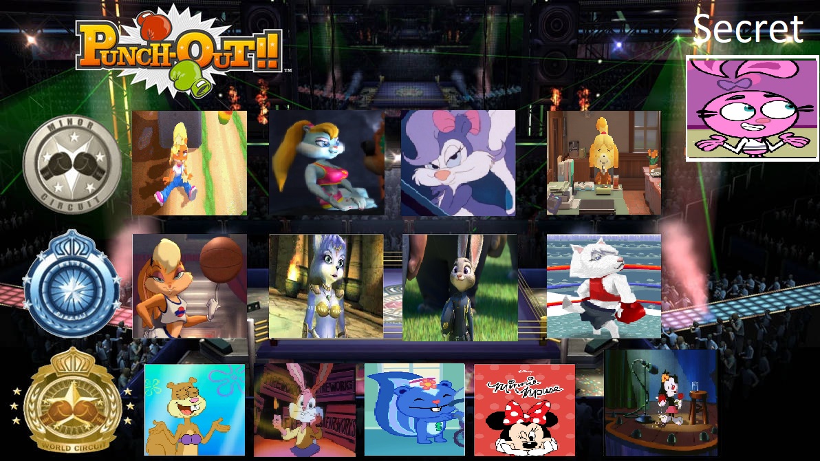 My Punch Out lineup (Female version) by WooFooWarriorYang on DeviantArt