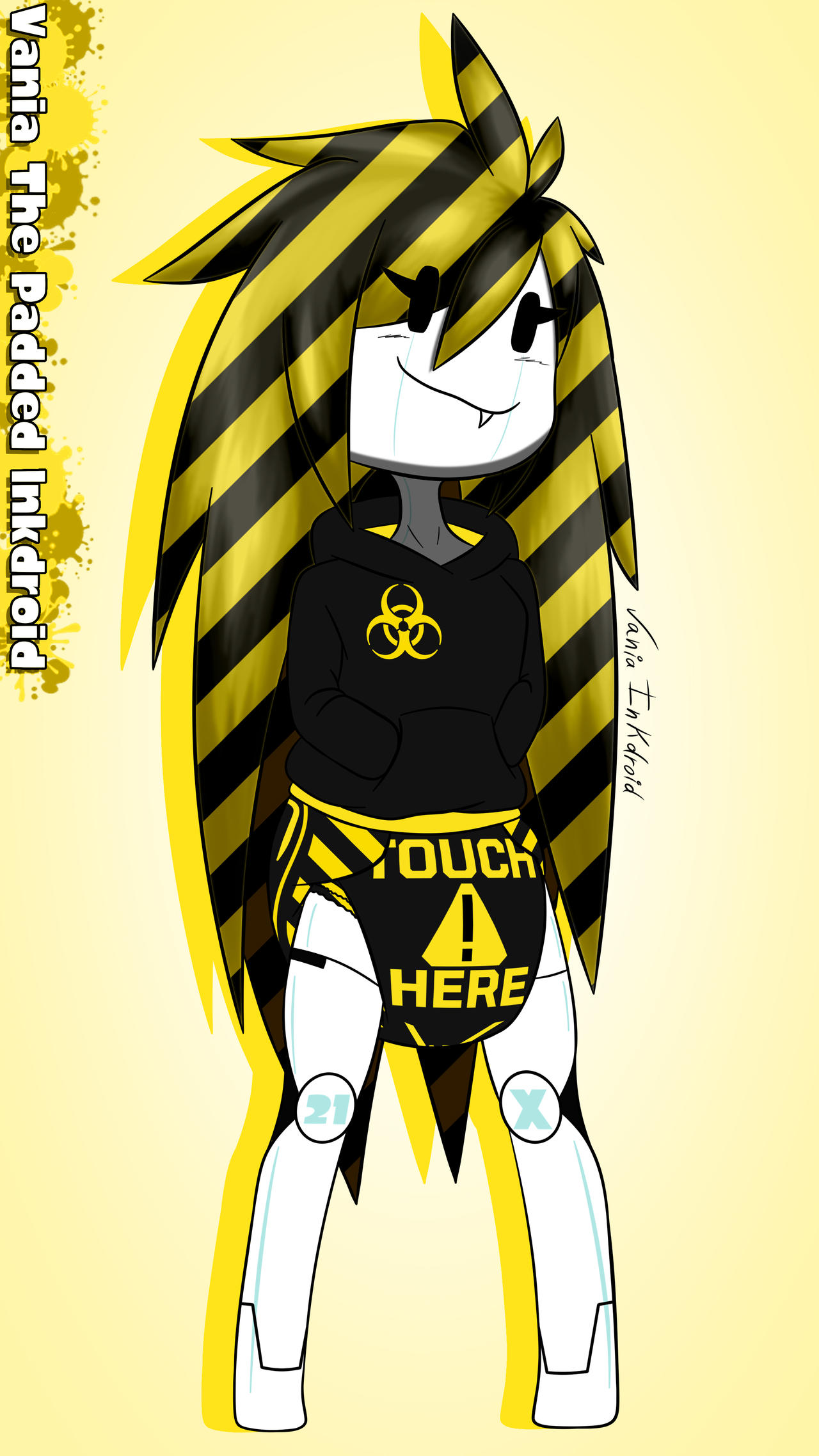 Android Biohazard Biohazard diapered Android by VaniaInkdroid on DeviantArt
