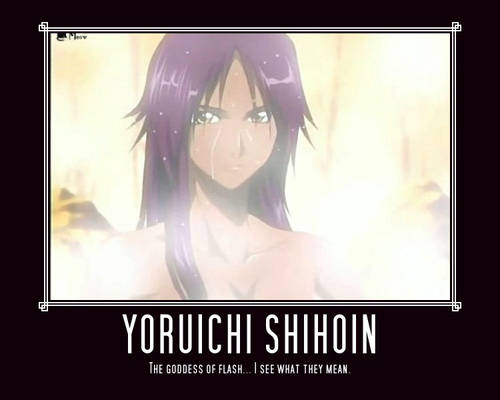 Yoruichi- the goddess of flash