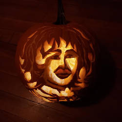 Emmanuelle Charpentier Pumpkin Carving