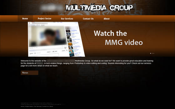 MMG Site WIP - Concept 1