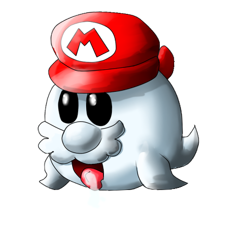 Mario Boo by Artista-Minunu on DeviantArt