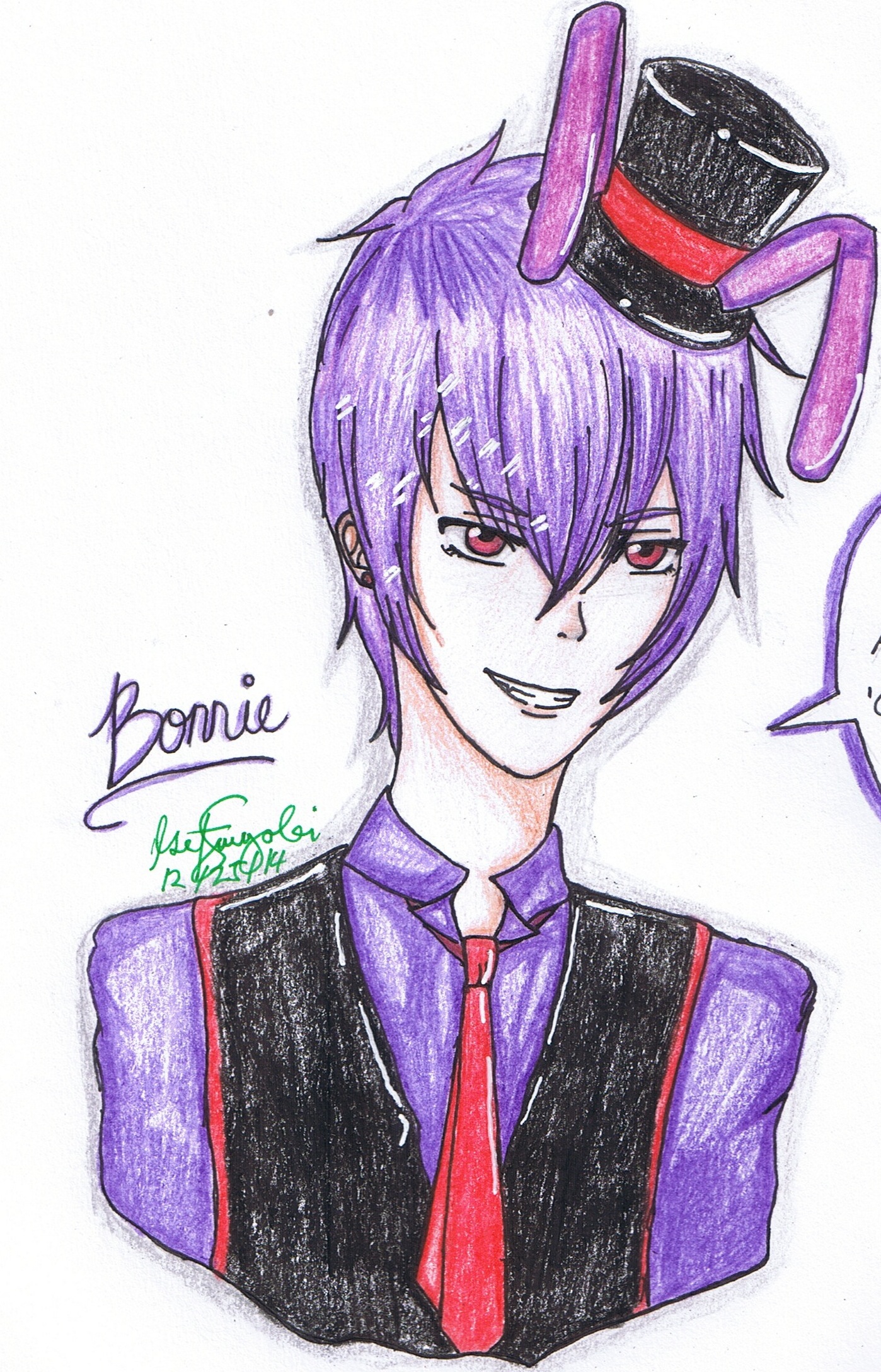 FNAF - Bonnie Anime Version by Getsu0725 on DeviantArt