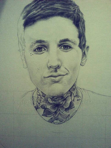 Oli Sykes: Portrait WIP (Gift)