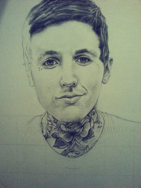 Oli Sykes Portrait Wip By On Deviantart Be2ffb9d