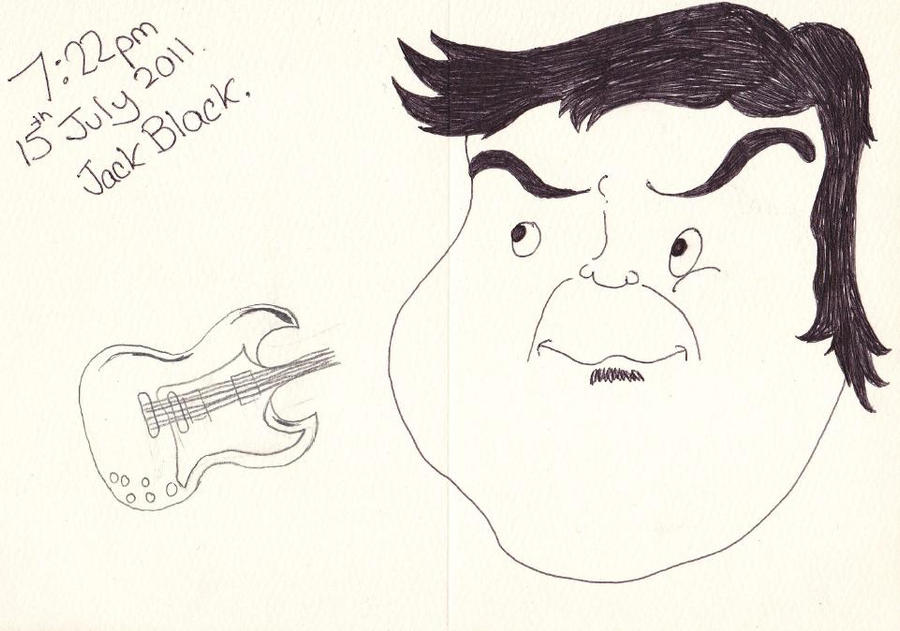 Jack Black Drawing by 12Beatles34 on DeviantArt