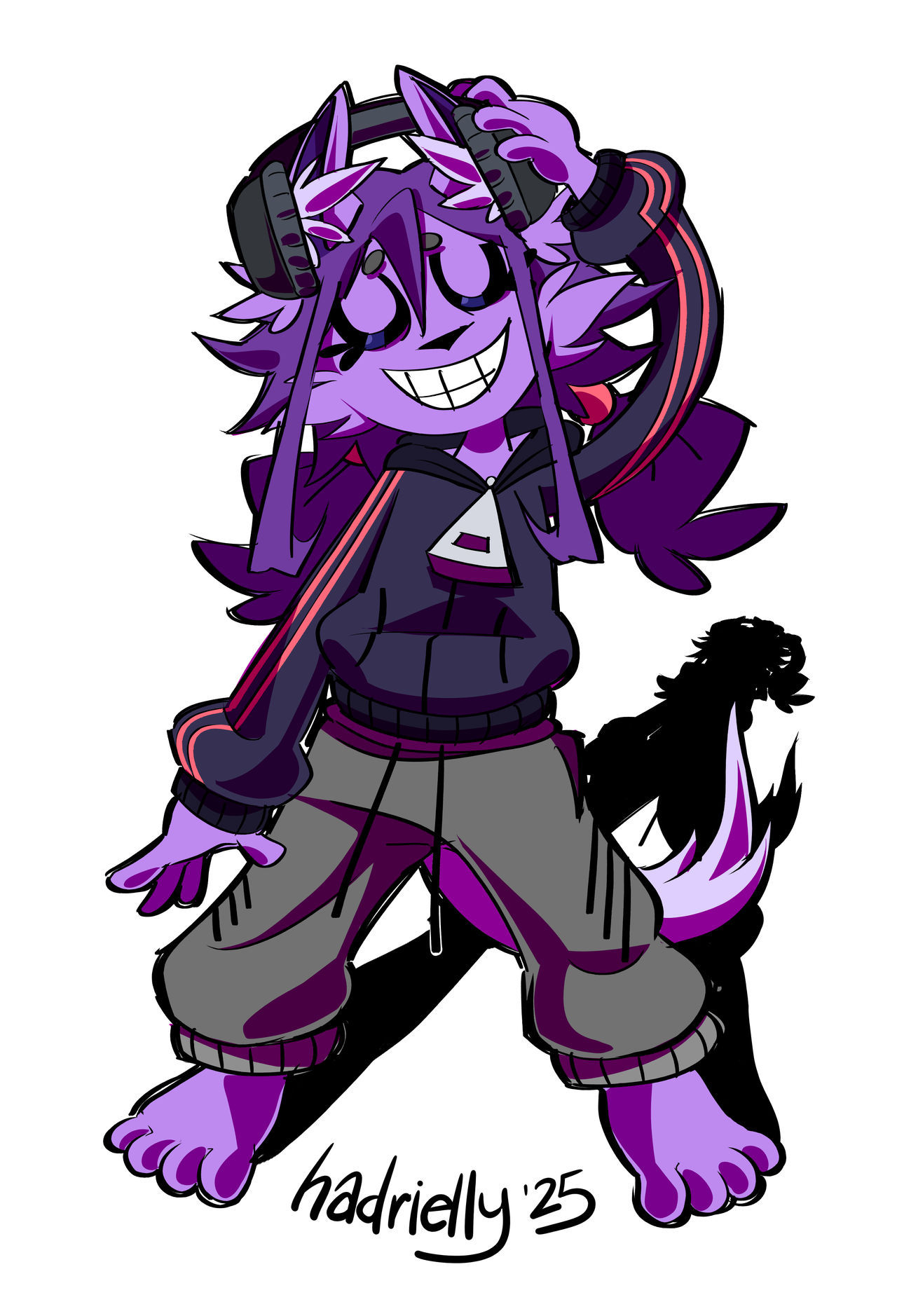 headphone rockin by hadrielly on DeviantArt