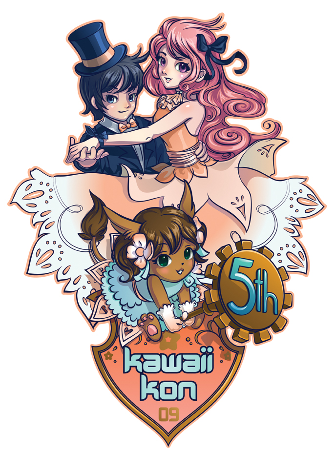 Kawaii-Kon shirt design