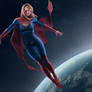 Supergirl oversee the earth