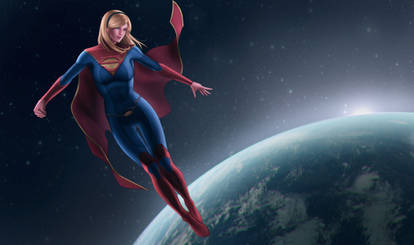 Supergirl oversee the earth