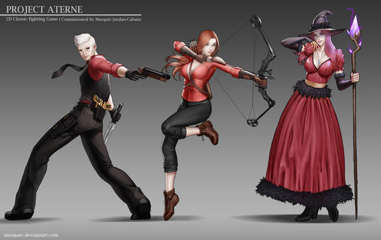 Project Aterne Character concept 1