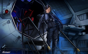 Major Fene Gerard TIE Interceptor Pilot