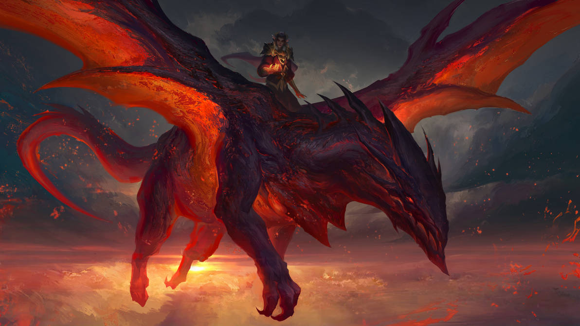 Dragon Rider by RichardLayArt on DeviantArt