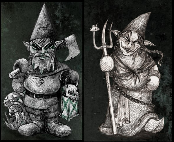 Evil Garden Gnomes By Grunnet On Deviantart