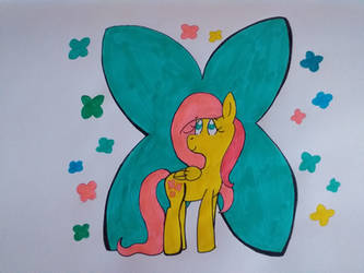 Fluttershy drawing 