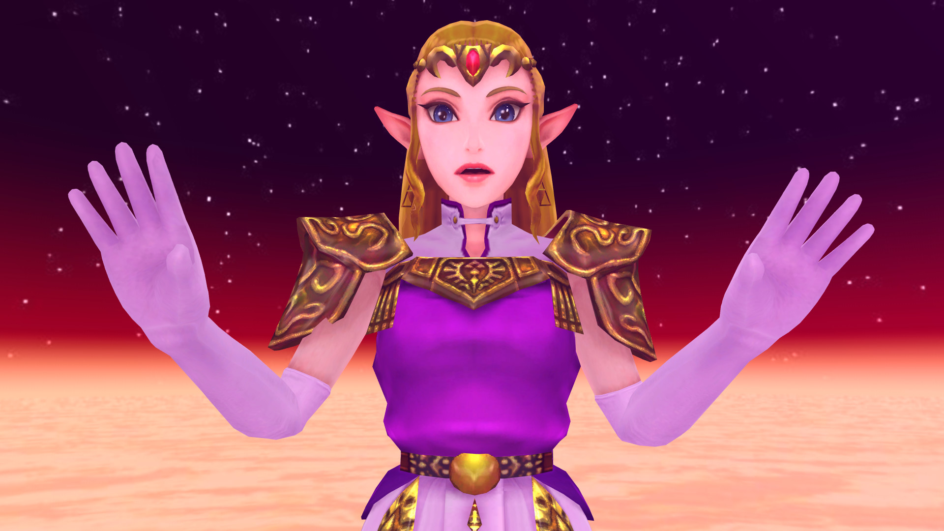 Zelda trapped (Close-Up)