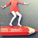 PENCIL GIRL by cetrobo