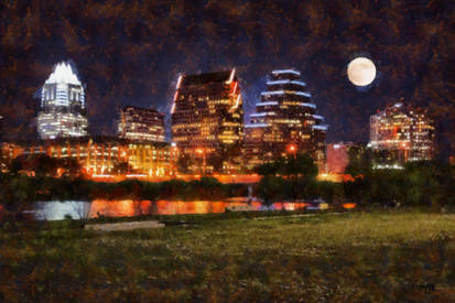 Austin Texas at night