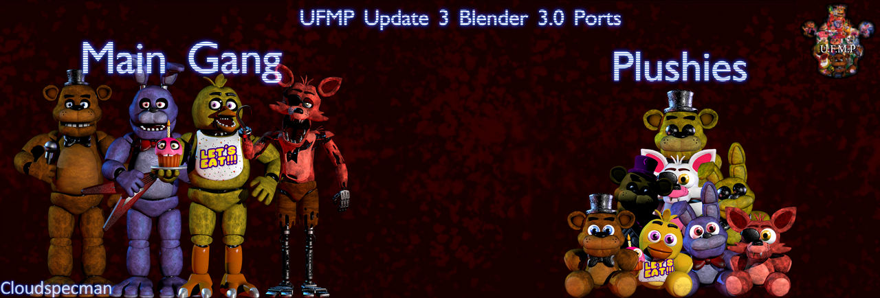 Fnaf 1 Icon Normal and Beta Render Recreation V3 Extended (UFMP Freddy  Model)(Made in Blender 2.79) : r/fivenightsatfreddys