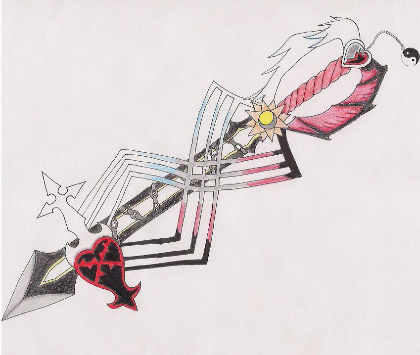 Custom Keyblade by ChibiStarr on DeviantArt