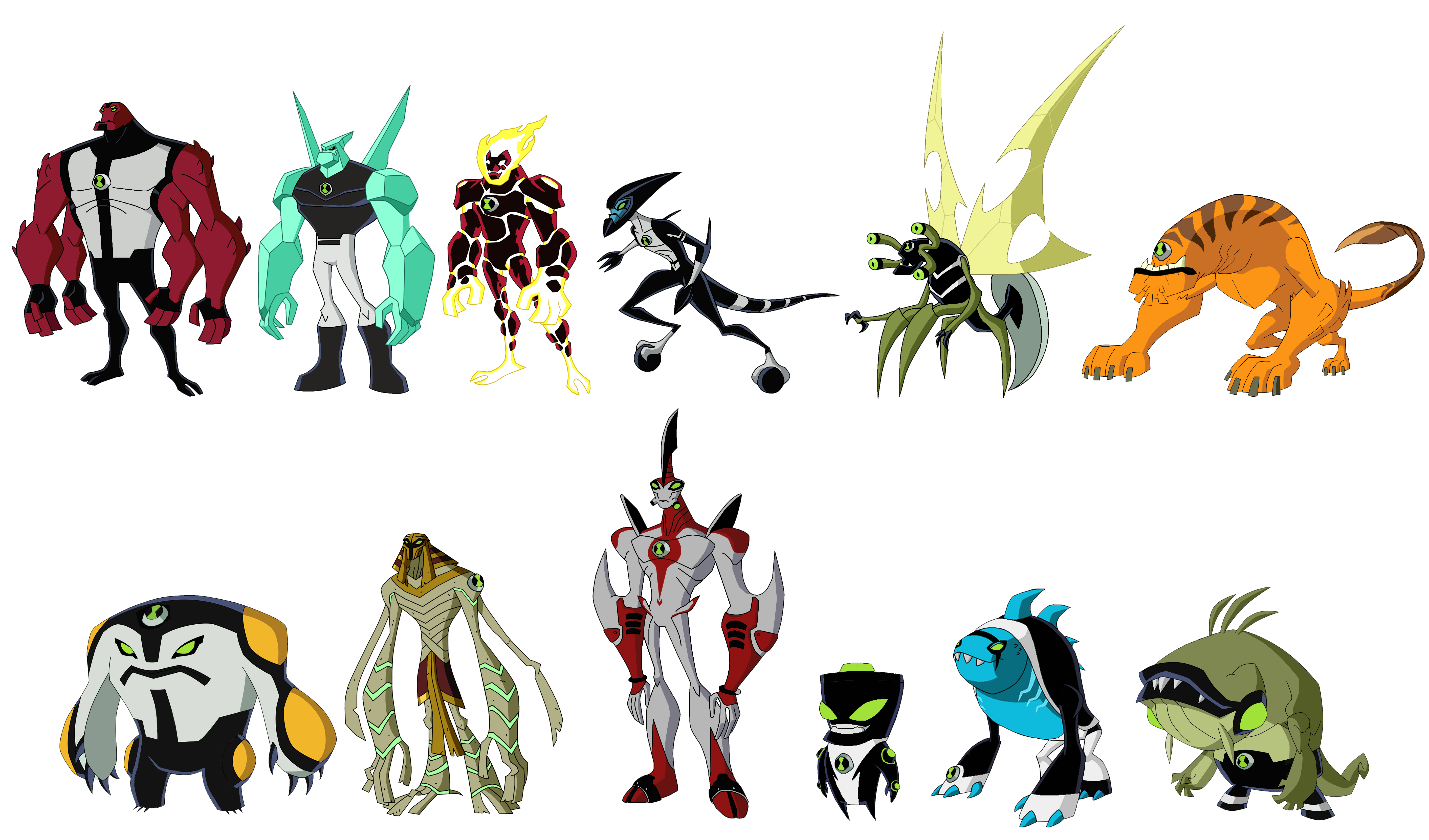 Ben 10,000 age redesigns. by AngeloCN on DeviantArt