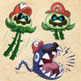 Uproot and Chomp Mario (Super Mario Odyssey)