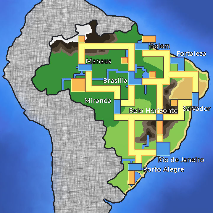 Brazil as a Pokemon Region by AGPoke on DeviantArt
