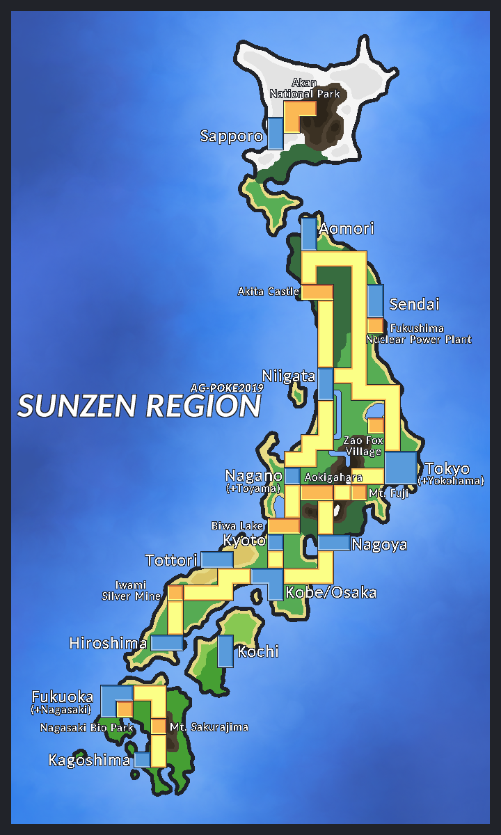 Japan As A Pokemon Region Final Version By Ag Poke On Deviantart