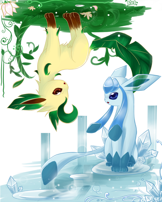 Glaceon and Leafeon