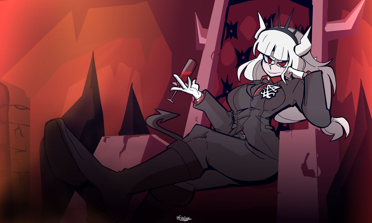 Helltaker Loop Lucifer Helltaker by Faeioun on DeviantArt