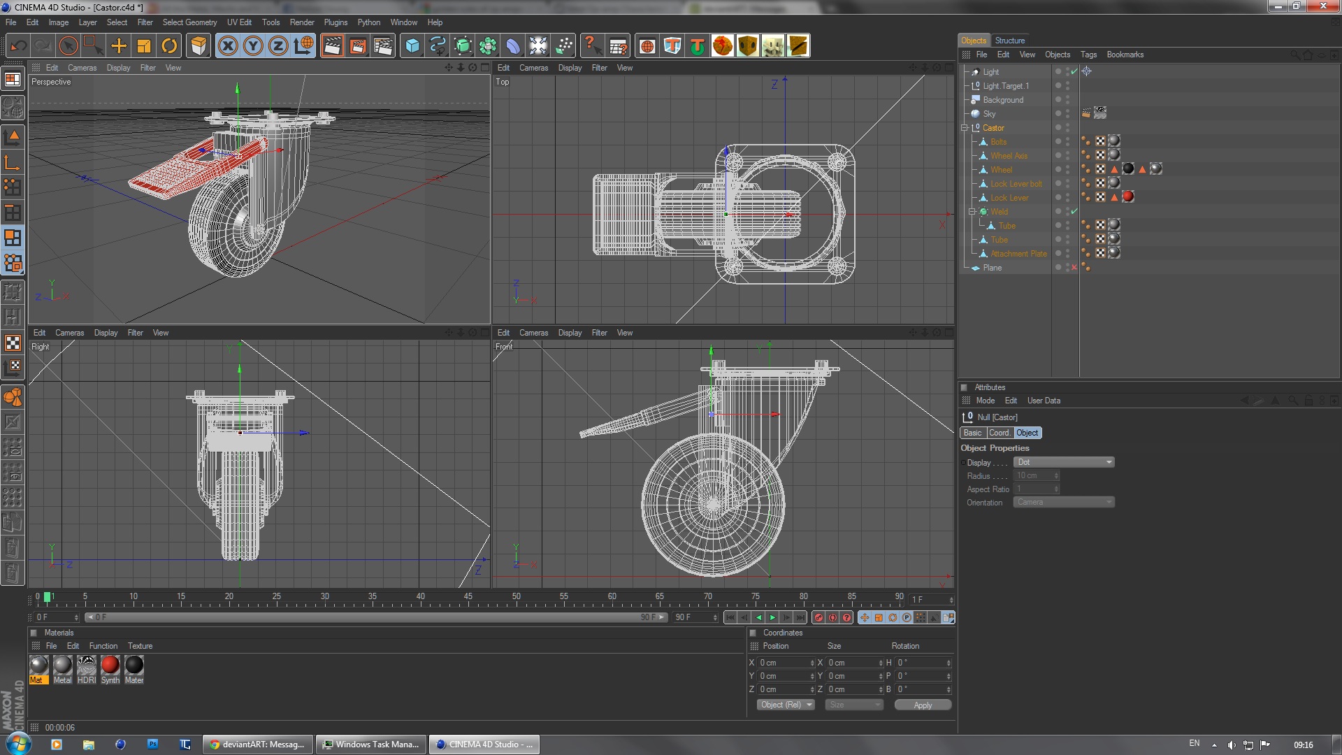 cinema 4d урок интерьер