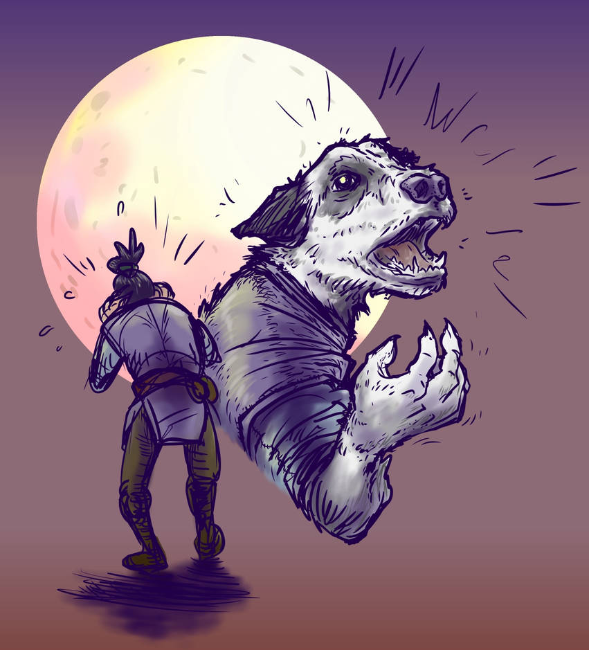 Weredog Transformation by Beard4Charity on DeviantArt