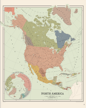 Map of North America After WW2 (1950s-60s)