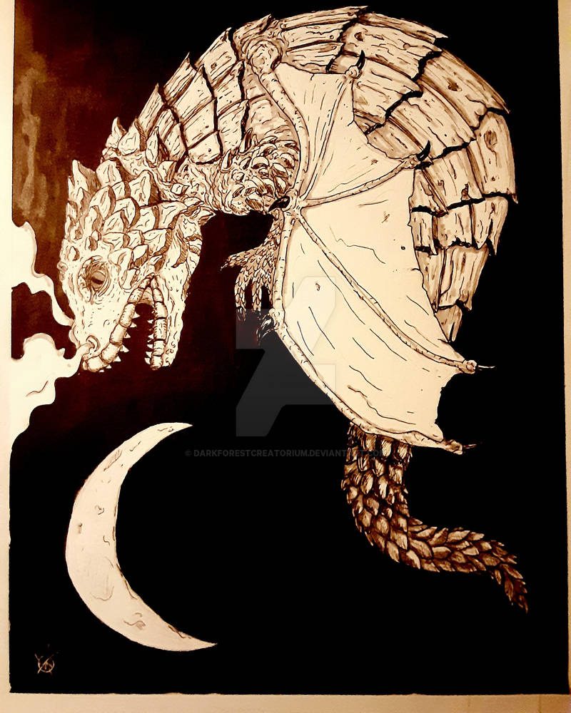 Midnight Dragon by DarkForestCreatorium on DeviantArt