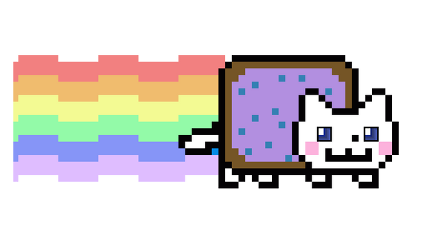 nyan cat but different