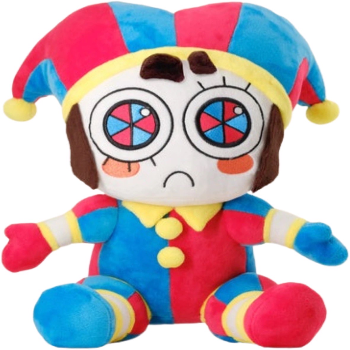 Plushey Pomni plushie by strawberrycrepe12345 on DeviantArt