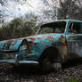 rusted car