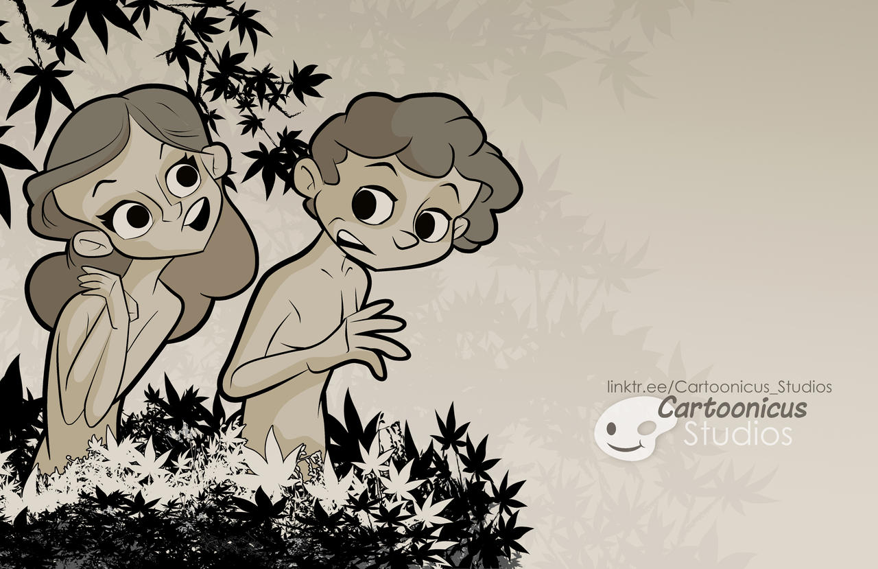 Adam and Eve by Cartoonicus on DeviantArt
