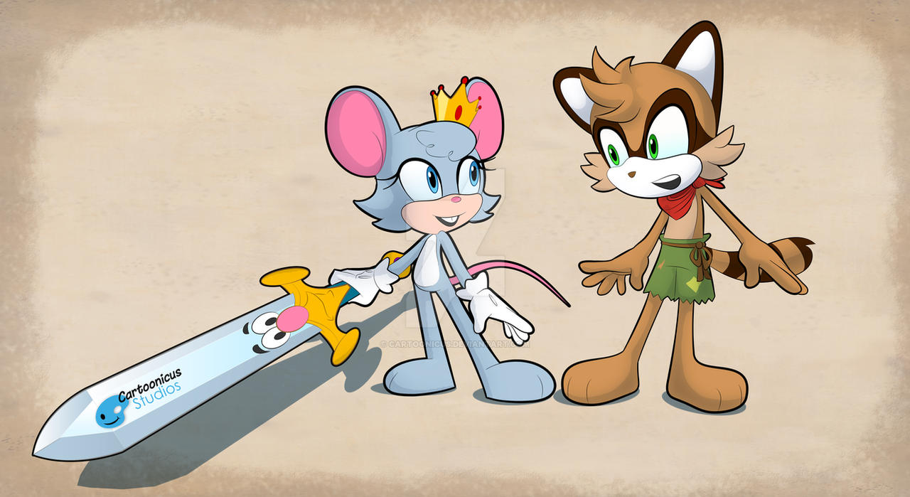 Mouse Rabbit Raccoon Mouse Princess and Raccoon Boy by Cartoonicus on DeviantArt