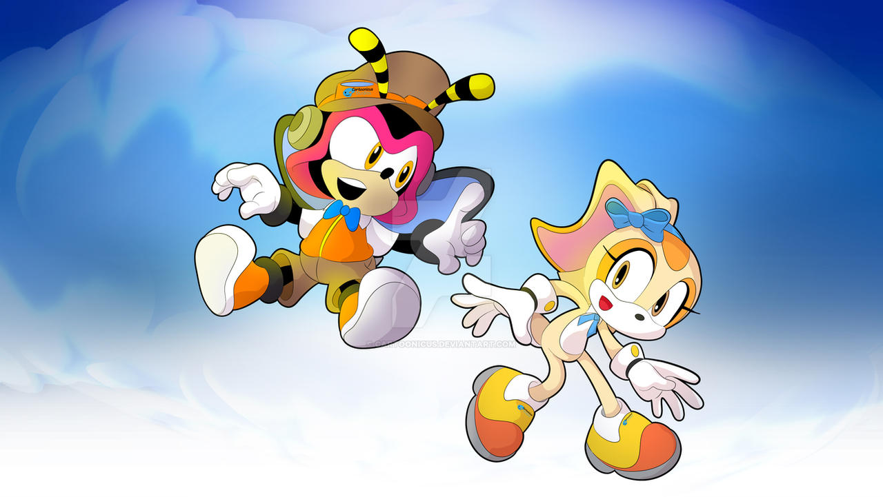 Inverse Sonic Style 6: Cream and Charmy by Cartoonicus on DeviantArt