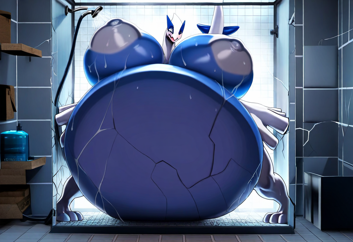Pokemon Inflantion Lugia Water Inflation (19) by snover34 on DeviantArt