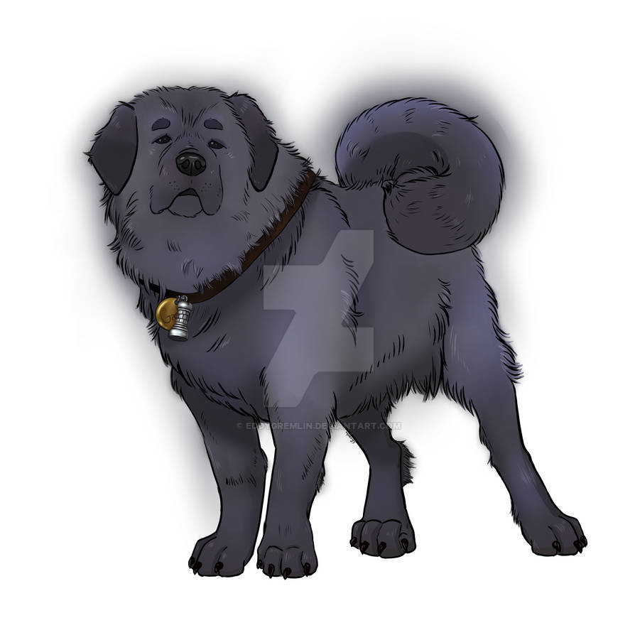 Shadow Mastiff Commission: Shadow Mastiff Familiar by EddyGremlin on DeviantArt