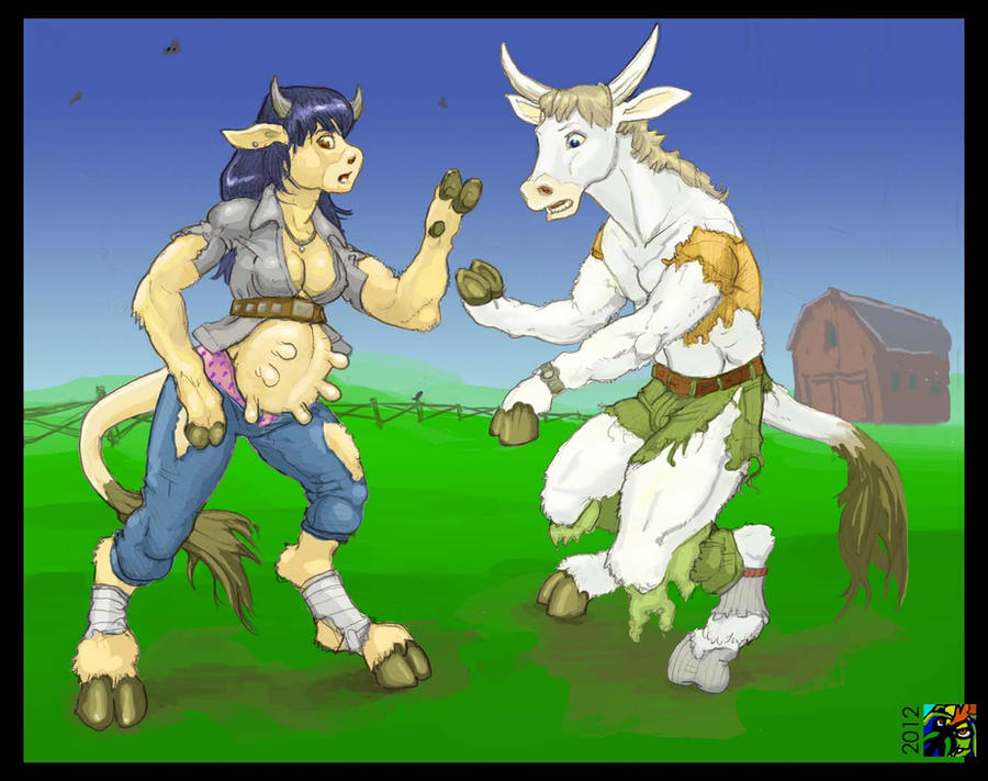 Couple TF Two Cows By Cayuga On DeviantArt.