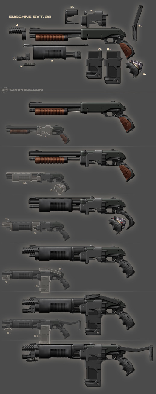 Pump Gun - weapon design