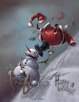 Snowman vs Santa