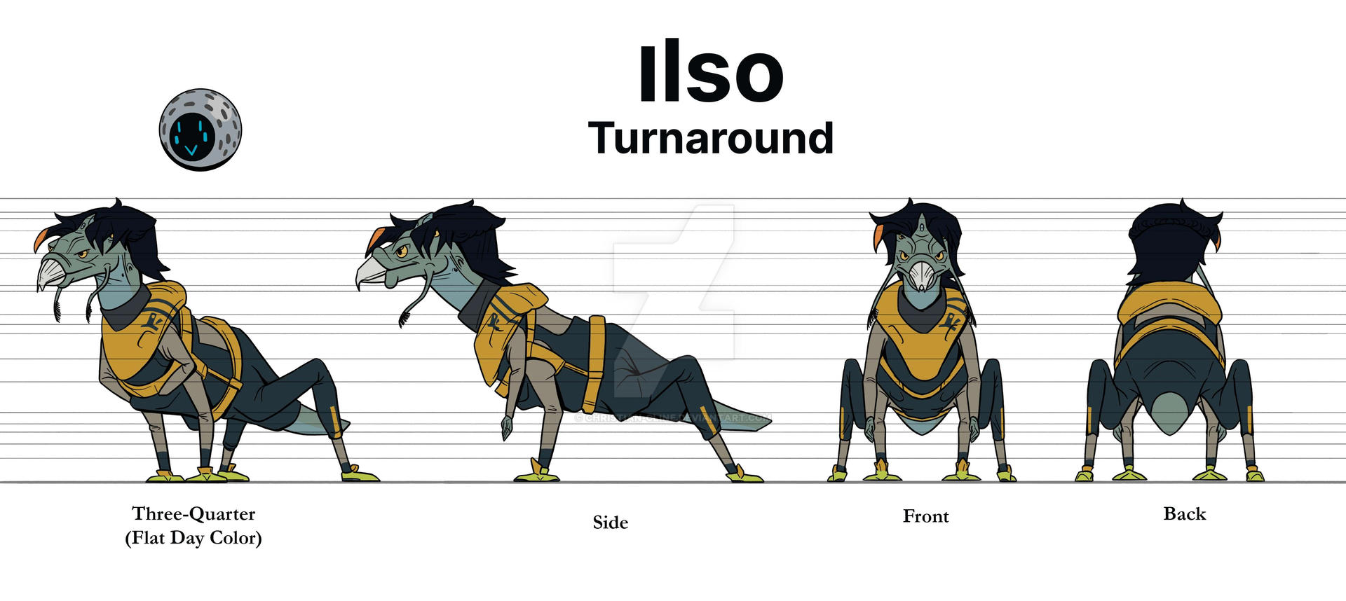 Ilso-Turnaround by Christian-Cline on DeviantArt