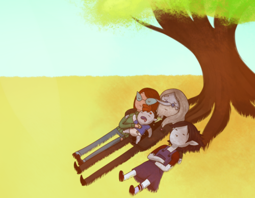 Meltdown AU - Sleeping on the tree